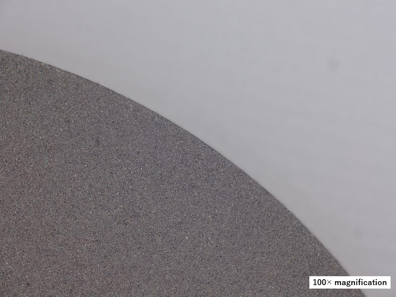 Top View of the Punched Anode(magnified 100×)