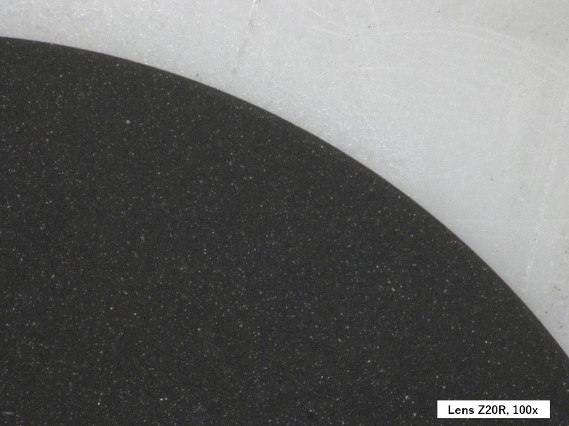 Top View of the Punched Cathode(magnified 100×)