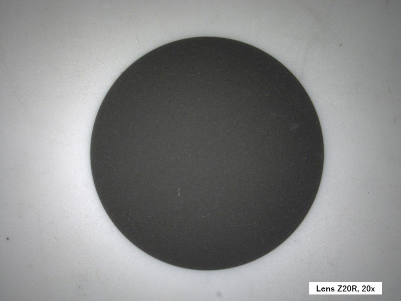 Top View of the Punched Cathode (magnified 20×)