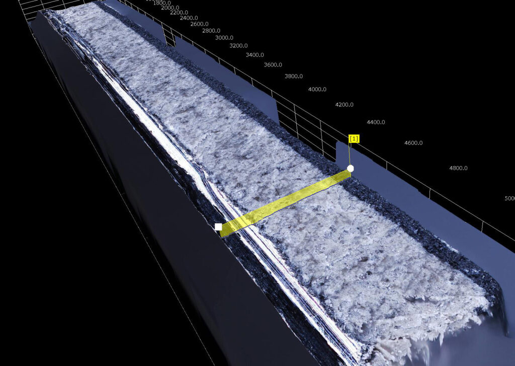 全固体電池 断面 計測結果